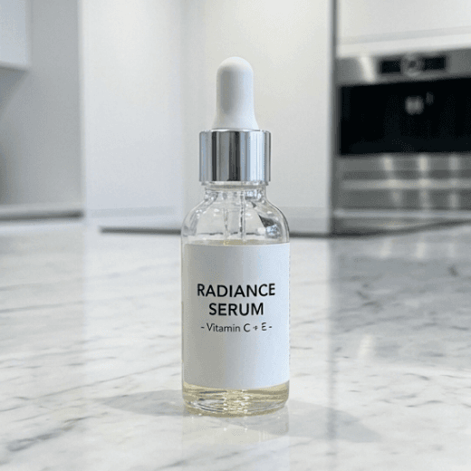 Skincare serum bottle